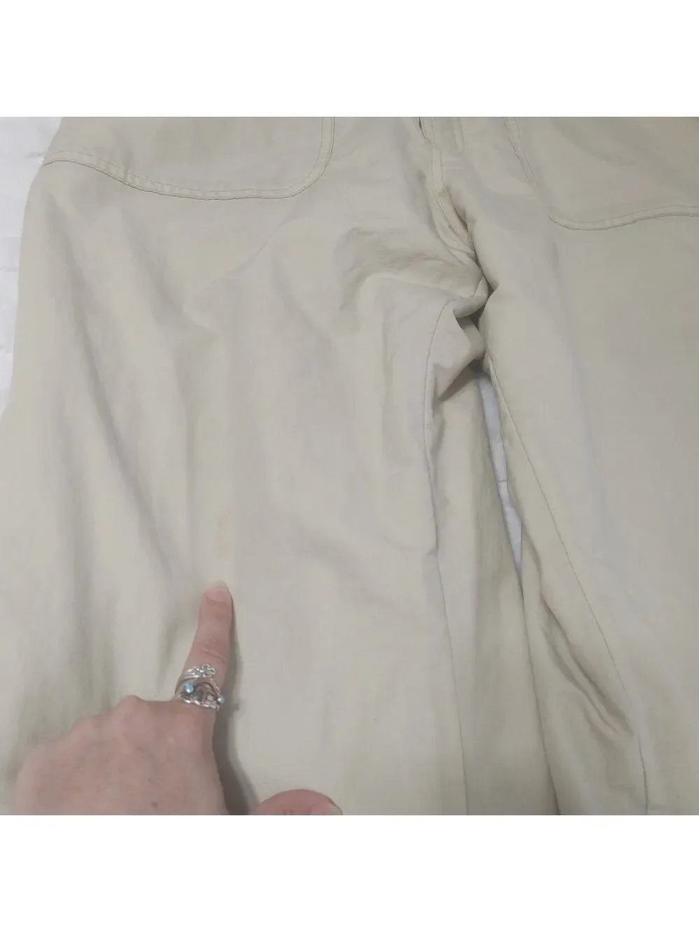 Burton Snowboards Men's Bio Lite Beige Cargo Snow Pants Med